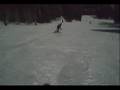 Head cam shot snowboarding at Mt. Charleston in Las Vegas