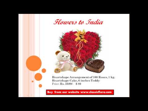 how to send flowers in india