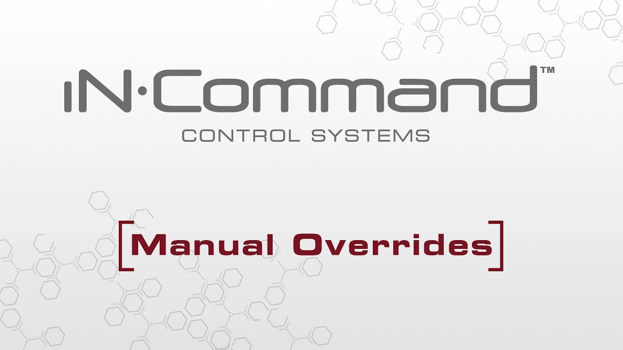 Using the Manual Overrides (JRVCS1)