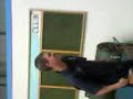 haza front flip in to box