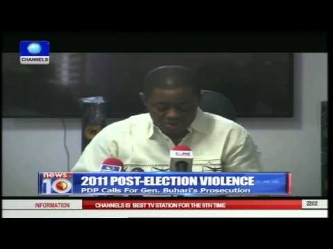 2011 Post-election Violence: PDP Calls On ICC To Try Buhari