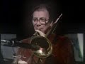 george masso (trombone) with
lino patruno (guitar), carlo bagnoli (baritone), sante palumbo (piano), luciano milanese (bass), giancarlo pillot (drums).
legnano (milan, italy), 
november 10, 1980
http://www.linopatruno.it
http://www.cambiamusica.it
http://www.michaelsupnick.com

george masso (born november 17, 1926) is an american jazz trombonist, bandleader, vibraphonist and composer specializing in swing and dixieland styles born in cranston, rhode island. masso is most notable for his work from 1948-1950 in the jimmy dorsey band. finding the life of a professional jazz musician financially difficult, masso quit performing following his work with dorsey but returned years later in 1973 recording and performing with bobby hackett and benny goodman. in the late 1980s and early 1990s, masso did several recordings with barbara lea, bob haggart and yank lawson.
http://en.wikipedia.org/wiki/george_masso

