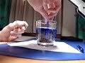 Tinte mit Wasser gemischt f�r Wasserk�hlung