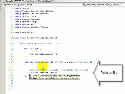 how to fill datatable from xml in c#