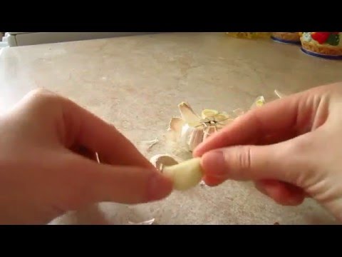 Как сделать чистку чесноком Как сделать чистку чесноком