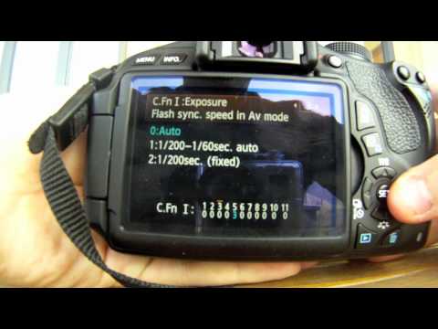 How to use the Canon t3i Rebel (600d)