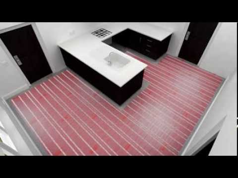 how to fit underfloor electric heating