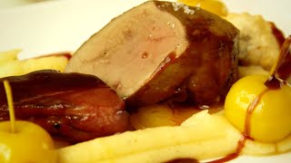 Gebratene Lammleber mit glacierter Lammzunge