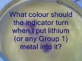 Alkali metals reacting with water