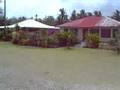 aunu'u - walking through the village