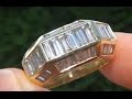 Men's Diamond & Solid 18K Gold Ring - CERTIFIED Top Quality VS/G Diamonds