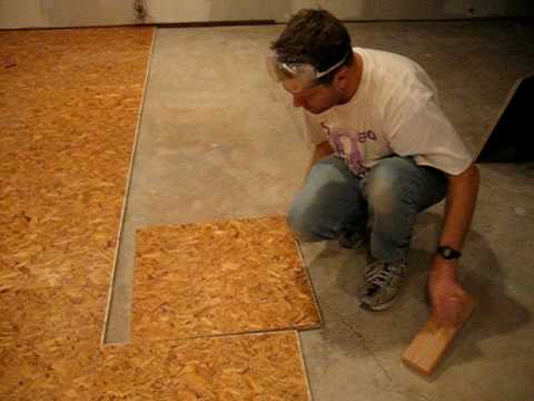 how to fasten dricore to concrete