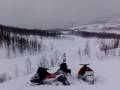 scooter kjøring i maaasssseee ny pudder snø:D