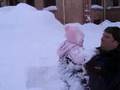 Eliza Cabanis in the snow