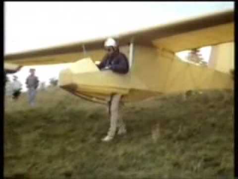 ultralight sailplane - Boeing Company merges with Fred Flinstone to create interesting ultralight glider.
