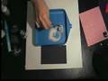 Marion's custom chipboard technique scrapbooking