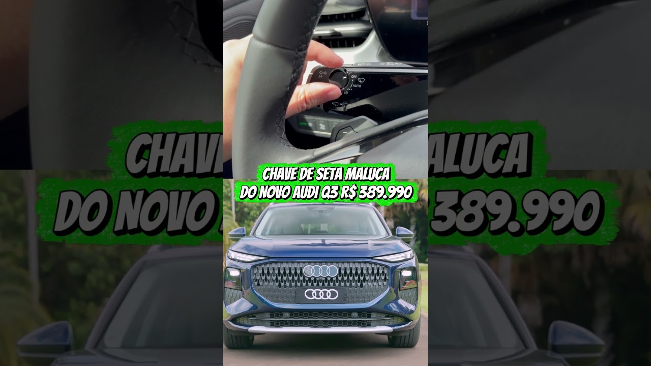 A nova chave de seta do Audi Q3 vai BUGAR a sua cabeça! 🤯🕹️