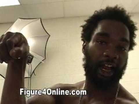 Backstage with “Krazy Horse” Charles Bennet at an MMA Show