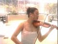 Chien Tan, treble violin Julie Coleman, violin Ayako Gamo, violin Mara Gearman, viola Una O'Riordan, cello Paul DeNola, bass Janet Coleman, harpischord The treble violin is part of the new violin family created primarily by the late Dr. Carleen Hutchins. The treble violin is tuned one octave higher than the standard violin. For more about the new violin family: www.newviolinfamily.org
