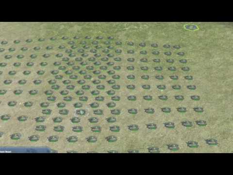 Picture from Supreme Commander 2s Flowfield pathfinding system