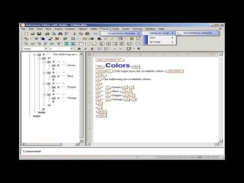 how to define attribute in dtd