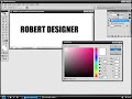 [ Video Aula ] Texto 3D By Robert Designer