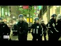 La police attaque un manifestant non provocateur