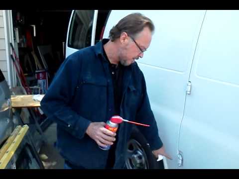 Hinge repair for Chevy express van