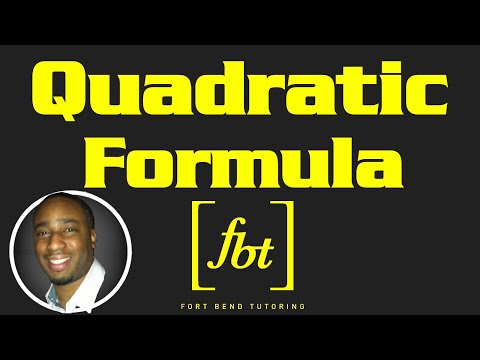 how to use the quadratic formula to solve an equation