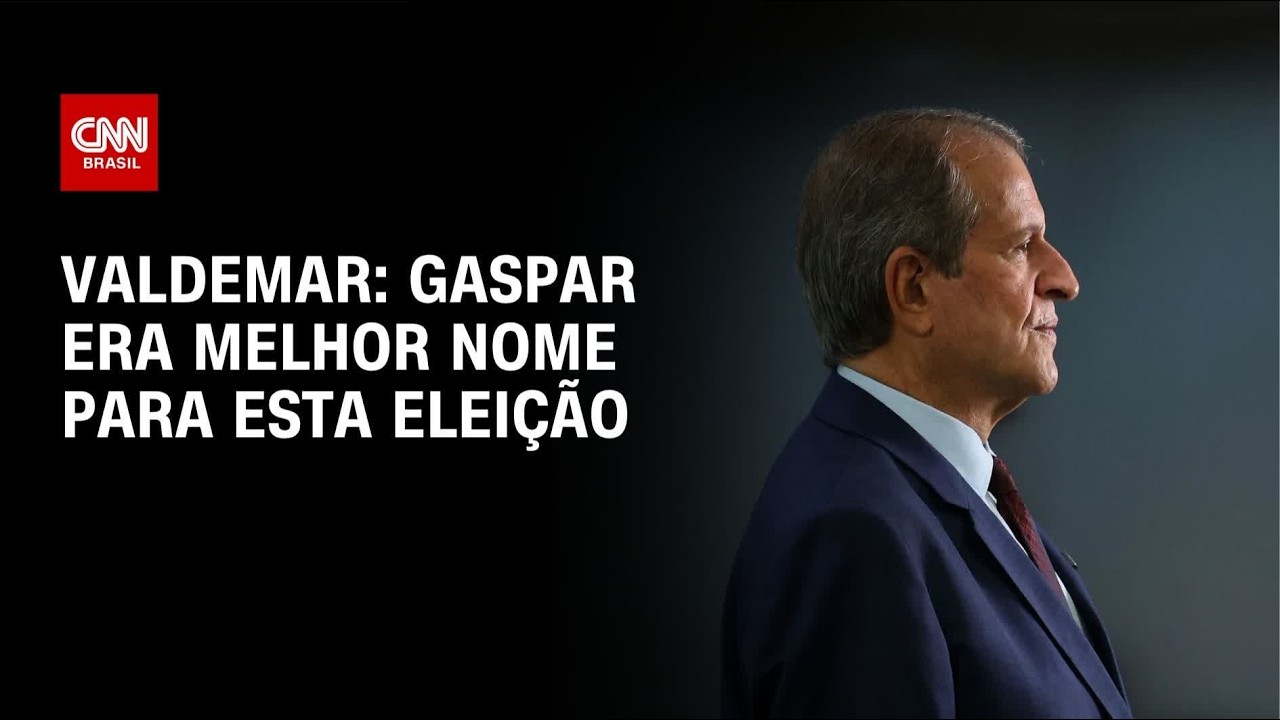 “Gaspar era melhor nome para enfrentar esta eleição”, diz Valdemar | BASTIDORES CNN