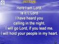 CFC GK CLP SONG - HERE I AM LORD with lyrics