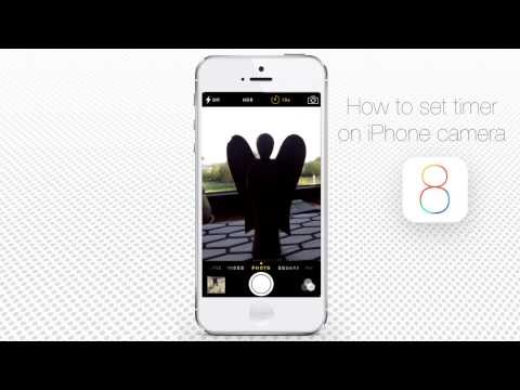 how to set a timer on your iphone camera