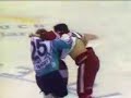 Ice Hockey Fight Tasker Vs. Senn