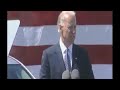 At a campaign speech in Ohio, VP Joe Biden admits that Obama's Auto Bailout cut jobs for autoworkers and closed factories (May 17, 2012).