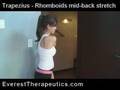 Trapezius - Rhomboids mid-back muscle stretch