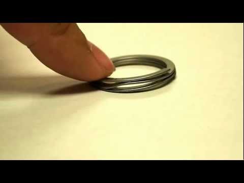 how to open key ring