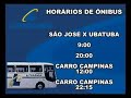 HORARIOS DE ONIBUS LITORANEA