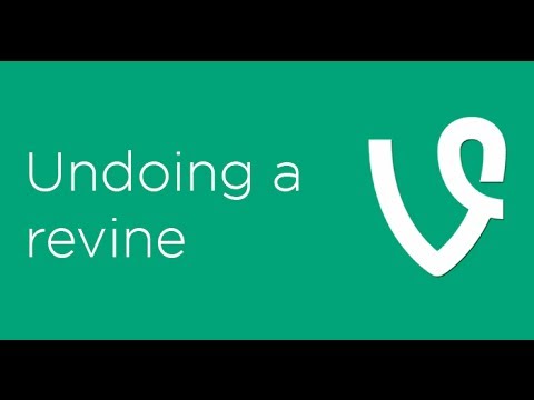how to revine on vine