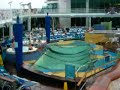 Ship in Storm, Pools being drained in rough seas Ship in Storm, Pools being drained in rough seas
