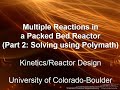 Multiple Reactions in PBR Part 2