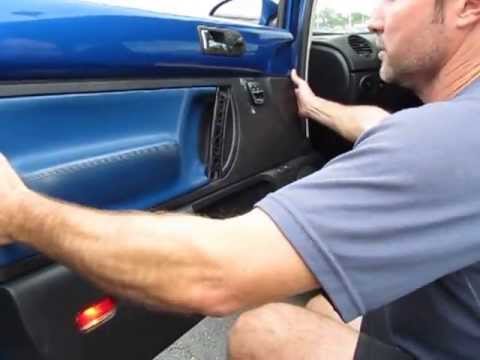 how to remove vw beetle door panel