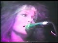 the sound gets better after the camera gets away from the hammond and a couple second after the vocals start.  (the keyboard playing is using marshalls and leslies.)  this is part two of a video that i had to cut in half due to its length.  (the first part is part of the introduction.)  this part should be the whole song.  

i got this video from a suzuki saito, who collects anything having to do with ann boleyn, who told me this was hellion's first club gig (before ann boleyn was the lead singer).  

the story i was told about this was that this show happened on a sunday afternoon at a country and western club called the palomino.  i was told that the band had played one of their famous parties the night before and was hung-over the next day, but still drinking.  notice the bottle of gin on ann boleyn's organ.  (supposedly ann boleyn used marshalls and leslies with her keyboards, which is why all you can hear is the keyboards when the video goes anywhere near them.)