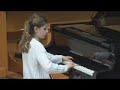 Mayada age 9 Mozart Sonata B flat Maj K.570 Performance