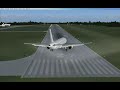 Katowice Airport crosswind landing FSX Katowice Airport crosswind landing FSX