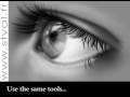 Digital Painting Tutorial 04 : How to draw EYELASHES (Slow motion)