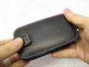 PDair Leather Case for Eten Glofiish M810 - Flip Type Black