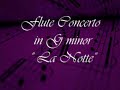 Flute Concerto in G minor 'La Notte'