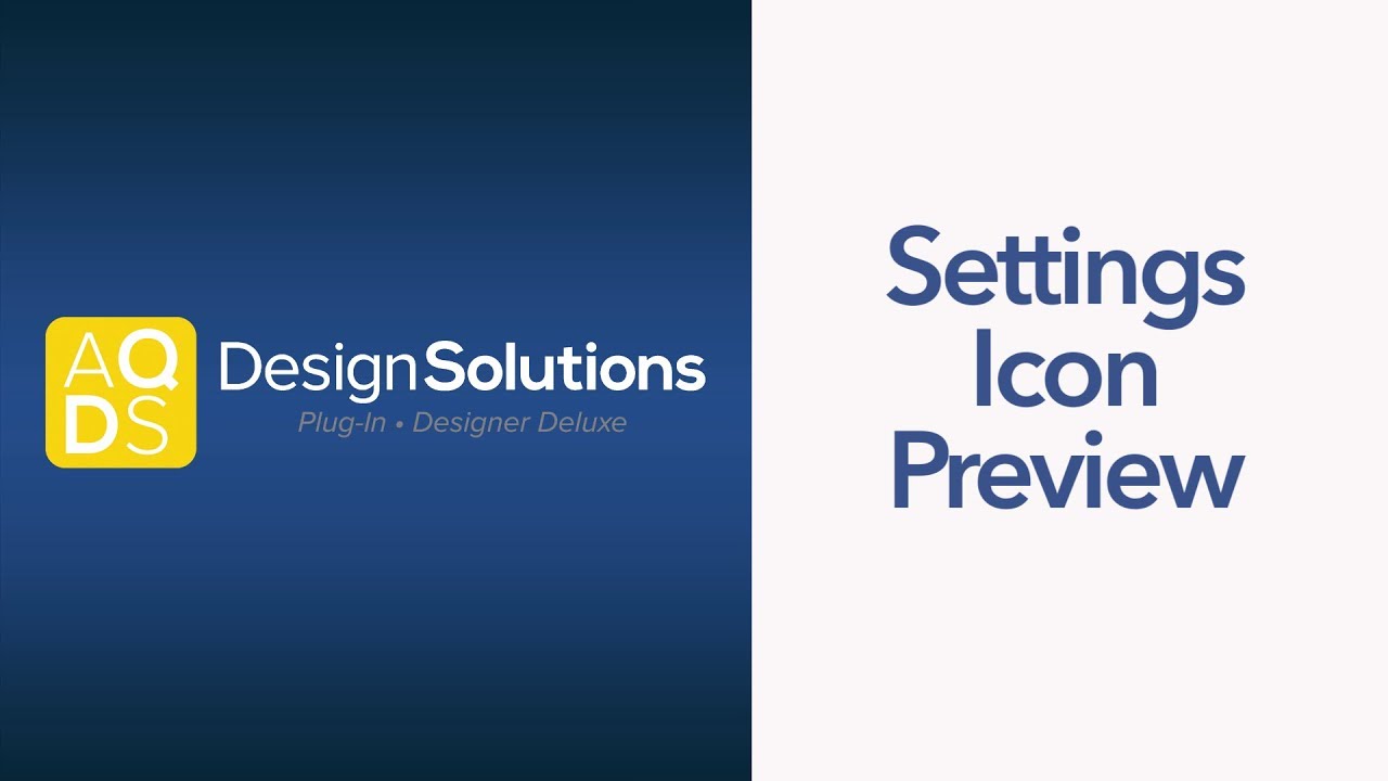 AQ Design Solutions - AQD Settings Section