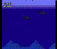 by pressing left + right at the same time, duke can swim through rocks, swim in mid-air, and even perform vertical wrapping where he goes off the top of the screen and reappears at the bottom. this technique can be used to avoid underwater enemies and landmines. most importantly, it can be used to skip the underwater 