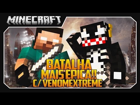 Minecraft - A Batalha MAIS ÉPICA com VenomExtreme! (Sky Wars)